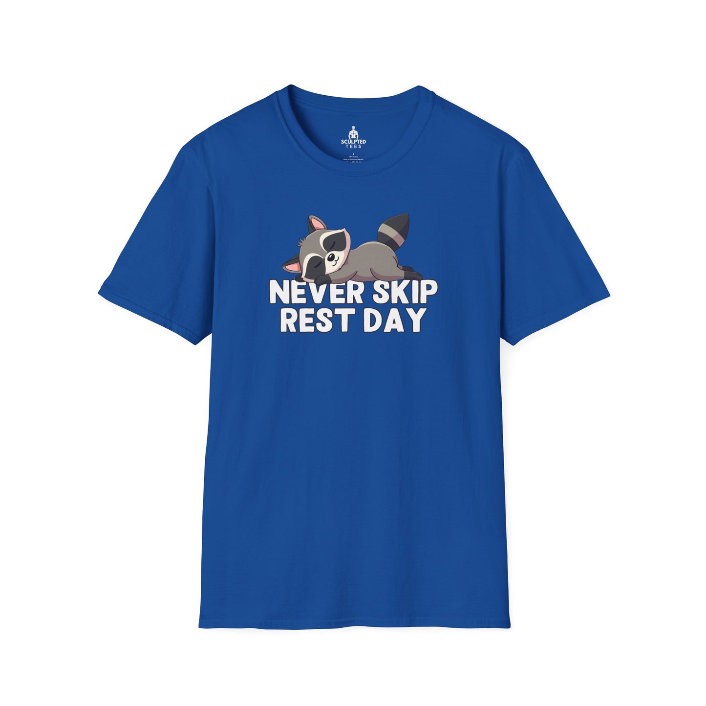 Never Skip Rest Day Racoon Tee